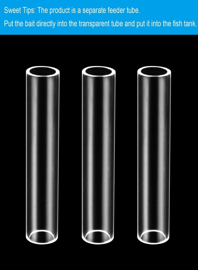 WEAVERBIRD 3-Tube Fish Shrimp Feeder - Acrylic Transparent Breeding Tube & Shelter for Aquarium Fish Tank Decorations - Image 4